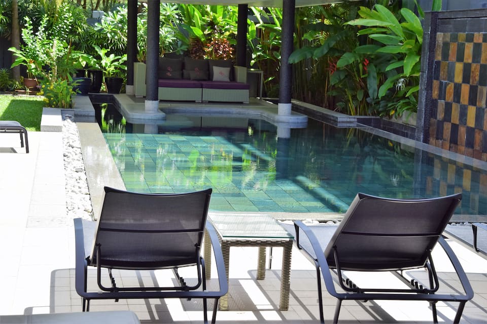 Eden villa phuket 庭院